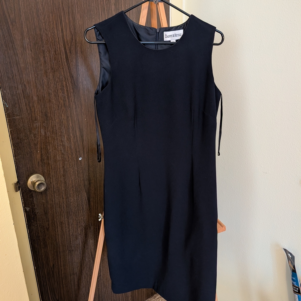 Classic Black Midi Dress